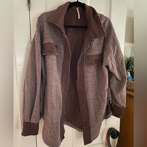 NWOT Free People Ruby Oversized button down size small